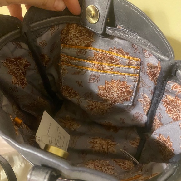 Grey HOBO Crossbody (Converts to Backpack) - Picture 6 of 7